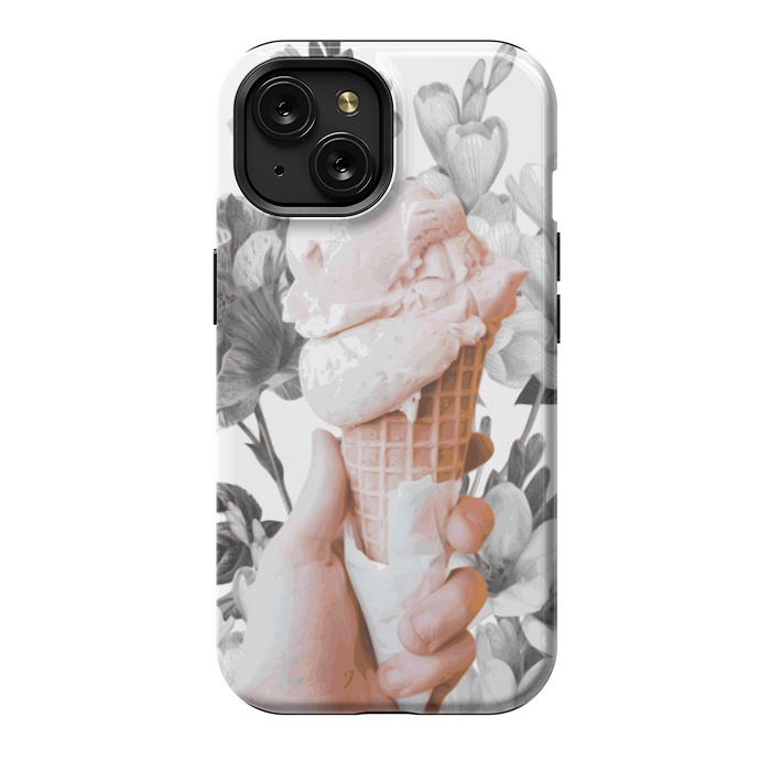 iPhone 15 StrongFit Floral Ice-Cream by Zala Farah