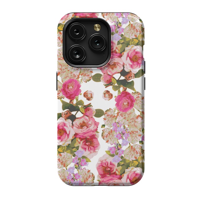iPhone 15 Pro StrongFit Floral Friends by Zala Farah