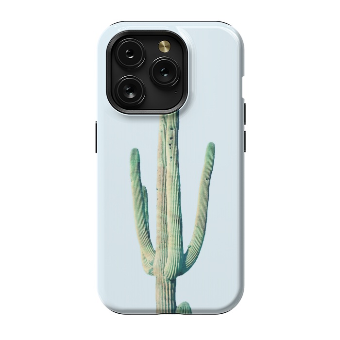 iPhone 15 Pro StrongFit Loner Cactus by Uma Prabhakar Gokhale