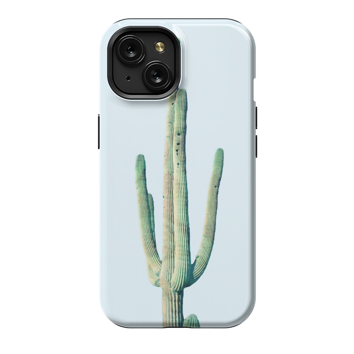 iPhone 15 StrongFit Loner Cactus by Uma Prabhakar Gokhale