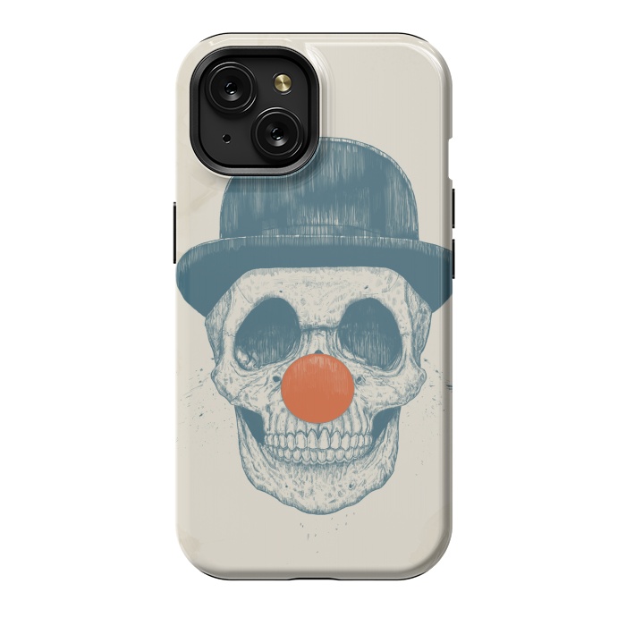 iPhone 15 StrongFit Dead clown by Balazs Solti