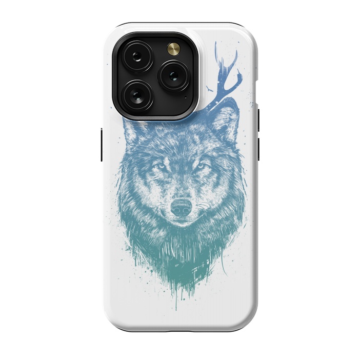 iPhone 15 Pro StrongFit Deer wolf by Balazs Solti