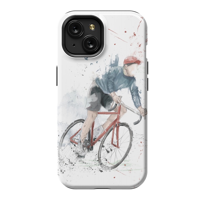 iPhone 15 StrongFit I want to ride my bicycle by Balazs Solti