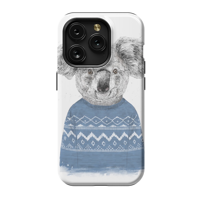 iPhone 15 Pro StrongFit Winter koala by Balazs Solti
