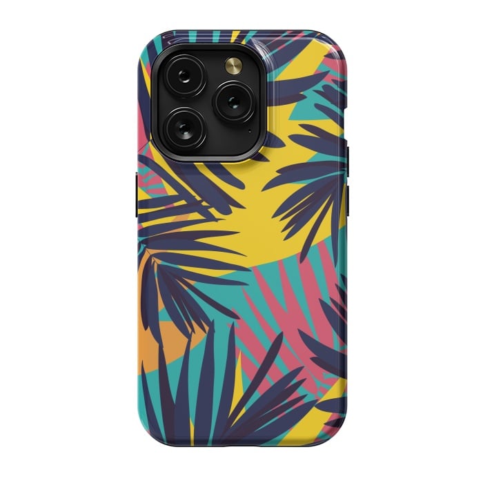 iPhone 15 Pro StrongFit Tropical Jungle by Zoe Charlotte