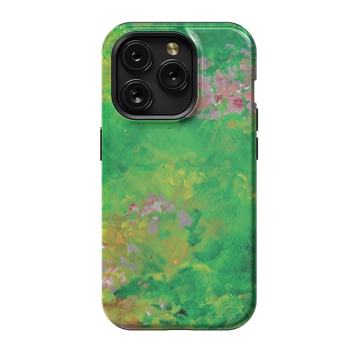 iPhone 15 Pro StrongFit Impressionist Meadow by Zoe Charlotte