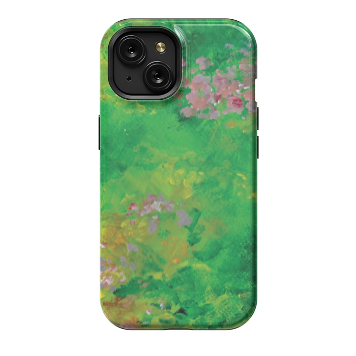 iPhone 15 StrongFit Impressionist Meadow by Zoe Charlotte