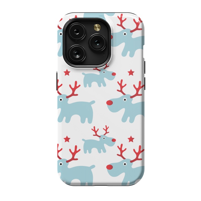 iPhone 15 Pro StrongFit Cute Reindeers by Martina