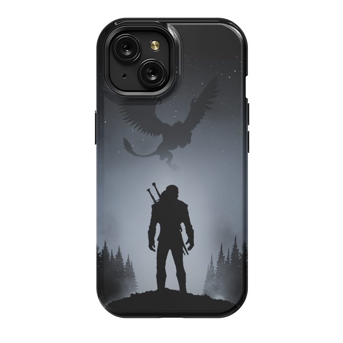 iPhone 15 StrongFit White Wolf by Denis Orio Ibañez