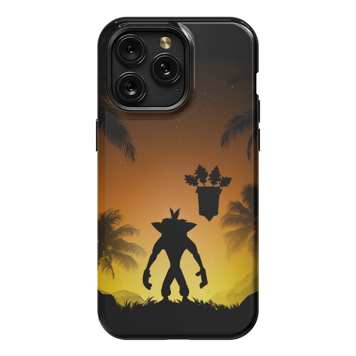 iPhone 15 Pro Max StrongFit Protector of the island by Denis Orio Ibañez