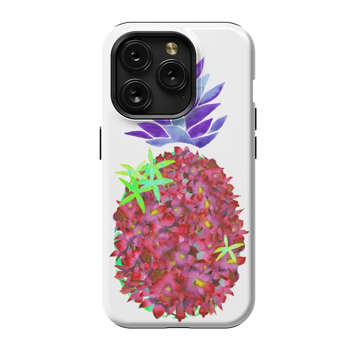 iPhone 15 Pro StrongFit Pineapple Punch by Amaya Brydon