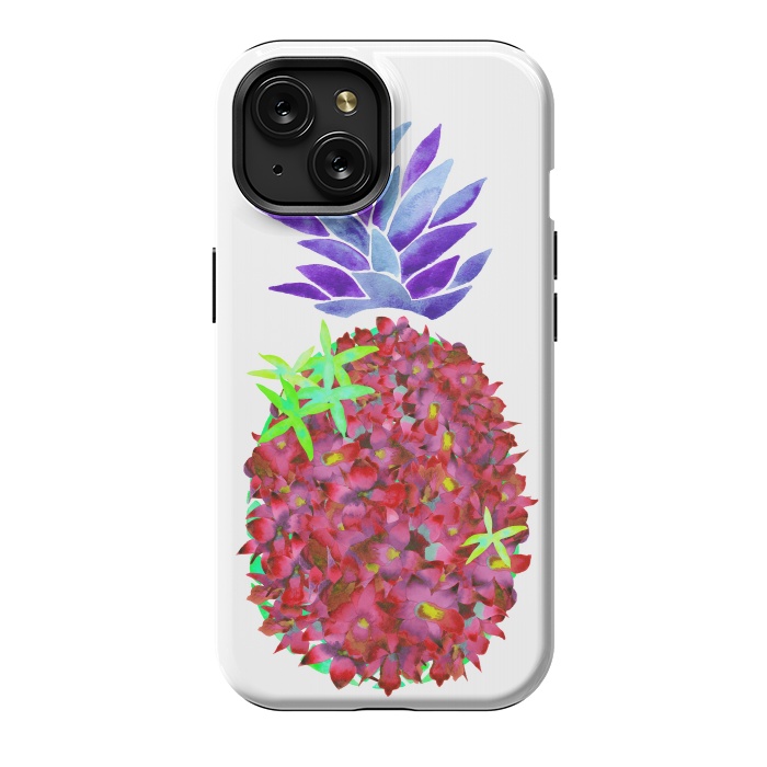 iPhone 15 StrongFit Pineapple Punch by Amaya Brydon