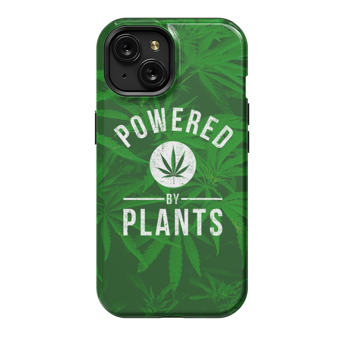 iPhone 15 StrongFit Powered by Plants by Mitxel Gonzalez