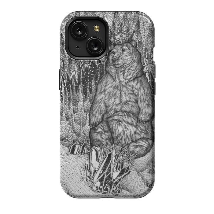 iPhone 15 StrongFit Cave of the Bear King by ECMazur 