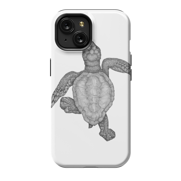 iPhone 15 StrongFit Baby Sea Turtle by ECMazur 