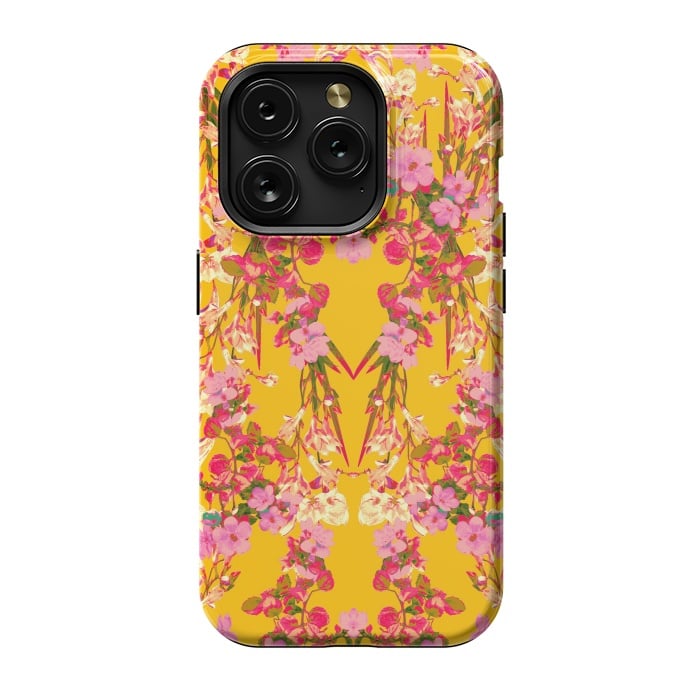 iPhone 15 Pro StrongFit Floral Decor by Zala Farah