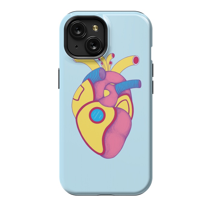 iPhone 15 StrongFit Lemon U-boat Heart by Ranggasme