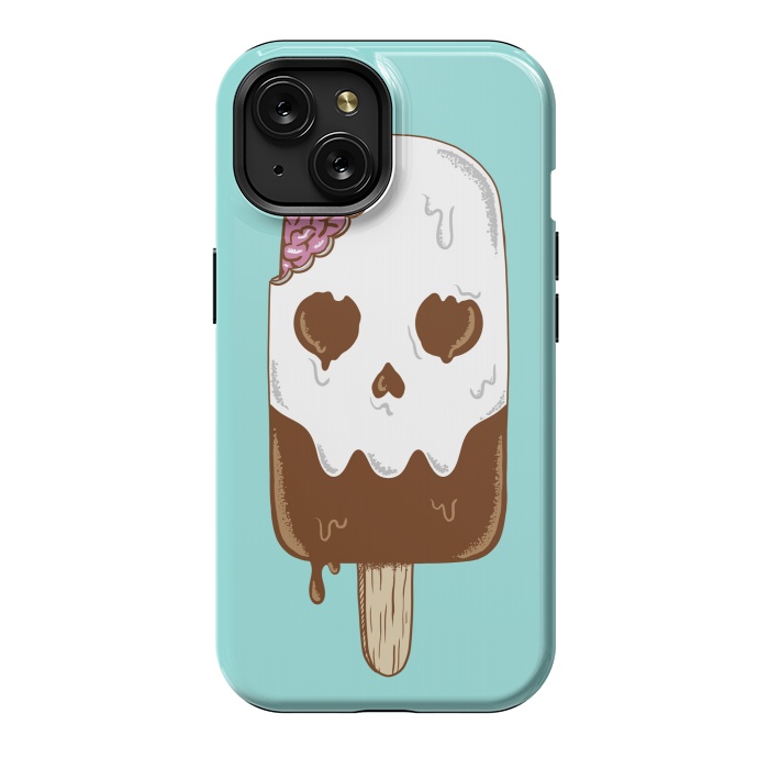 iPhone 15 StrongFit Skull Ice Cream by Coffee Man