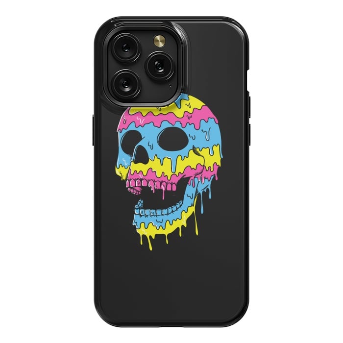 iPhone 15 Pro Max StrongFit Melted Skull by Coffee Man