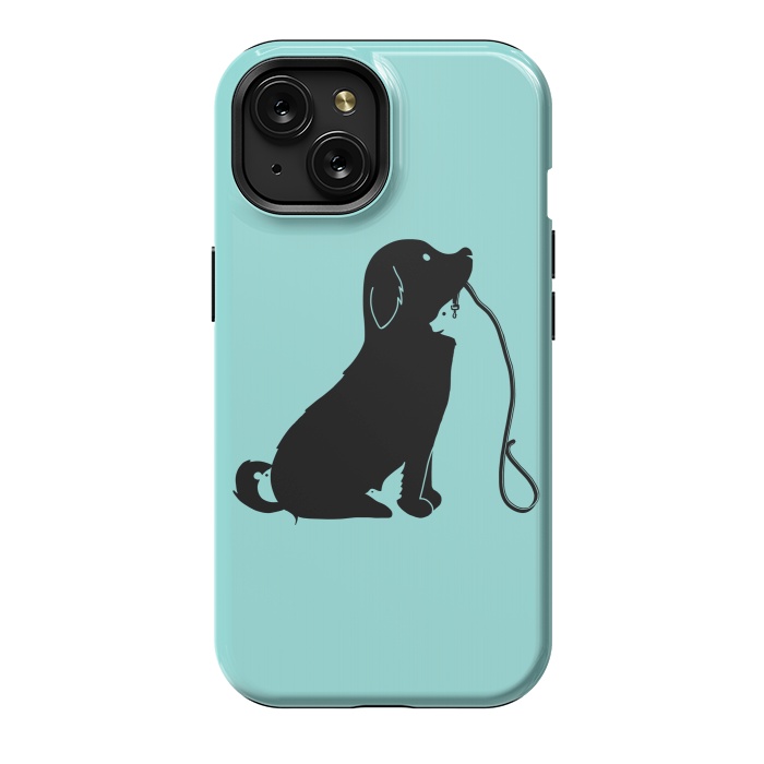 iPhone 15 StrongFit Animals green by Coffee Man