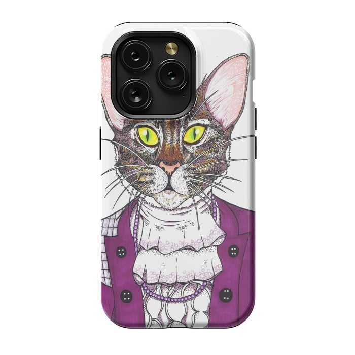 iPhone 15 Pro StrongFit CatPrince by Varo Lojo