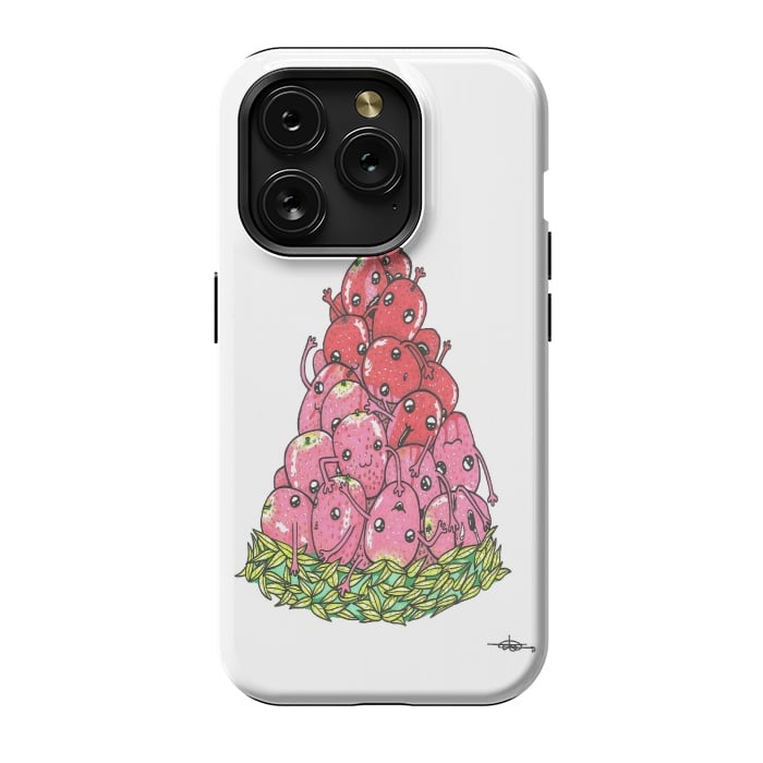 iPhone 15 Pro StrongFit Strawberrymelon by Varo Lojo