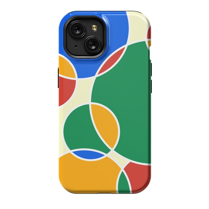 iPhone 15 StrongFit Colorful Ellipses by Dhruv Narelia
