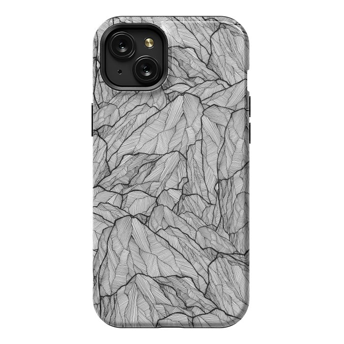 iPhone 15 Plus StrongFit Rocks on rocks by Steve Wade (Swade)