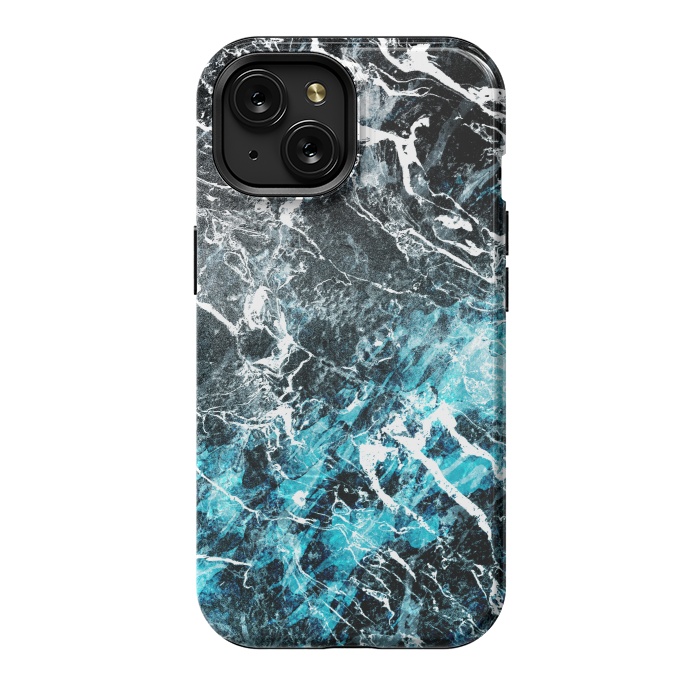 iPhone 15 StrongFit Frozen Waves by Steve Wade (Swade)