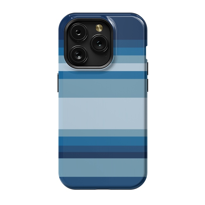 iPhone 15 Pro StrongFit Blue stripes by Dhruv Narelia