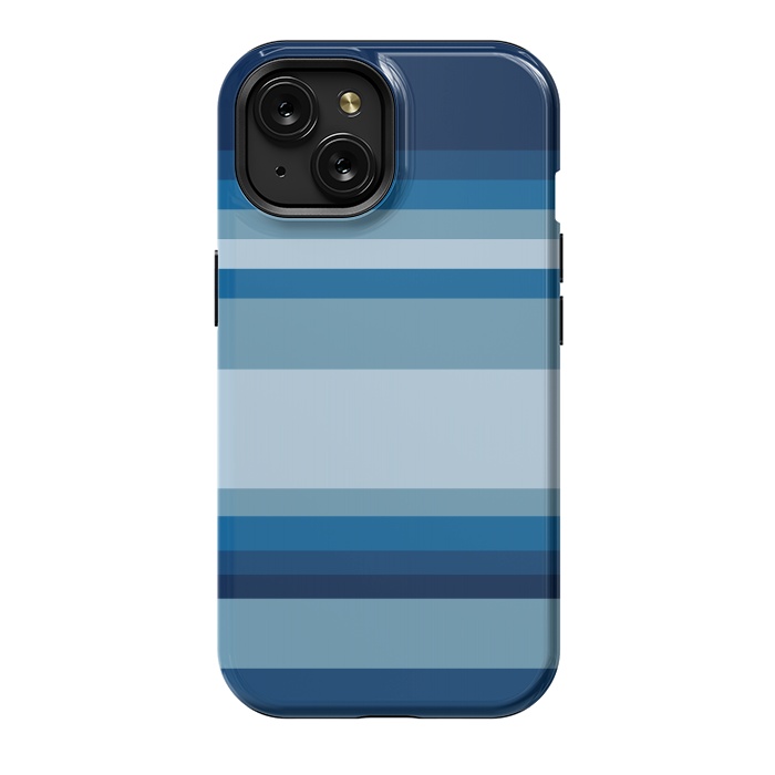 iPhone 15 StrongFit Blue stripes by Dhruv Narelia