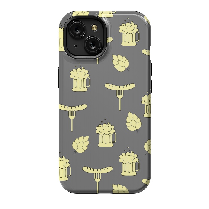 iPhone 15 StrongFit beer pattern by MALLIKA