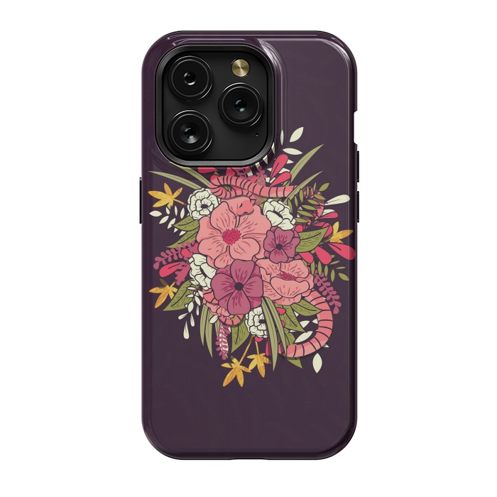 iPhone 15 Pro StrongFit Jungle Bouquet 001 by Jelena Obradovic