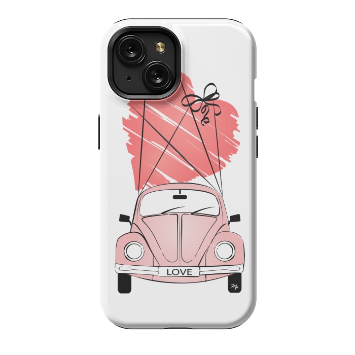 iPhone 15 StrongFit Love Car by Martina