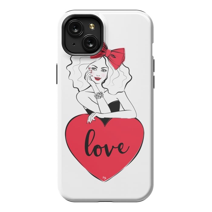 iPhone 15 Plus StrongFit Lady Love by Martina