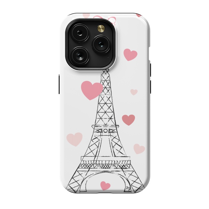 iPhone 15 Pro StrongFit Paris Love by Martina