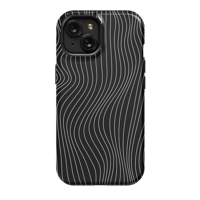 iPhone 15 StrongFit Illusion Waves 2 by Sitchko