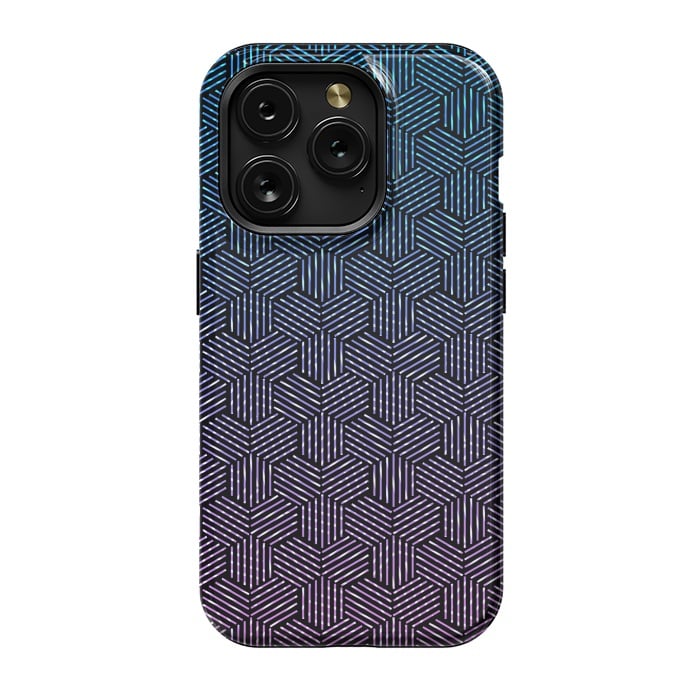 iPhone 15 Pro StrongFit Hexagon Rotation by Sitchko