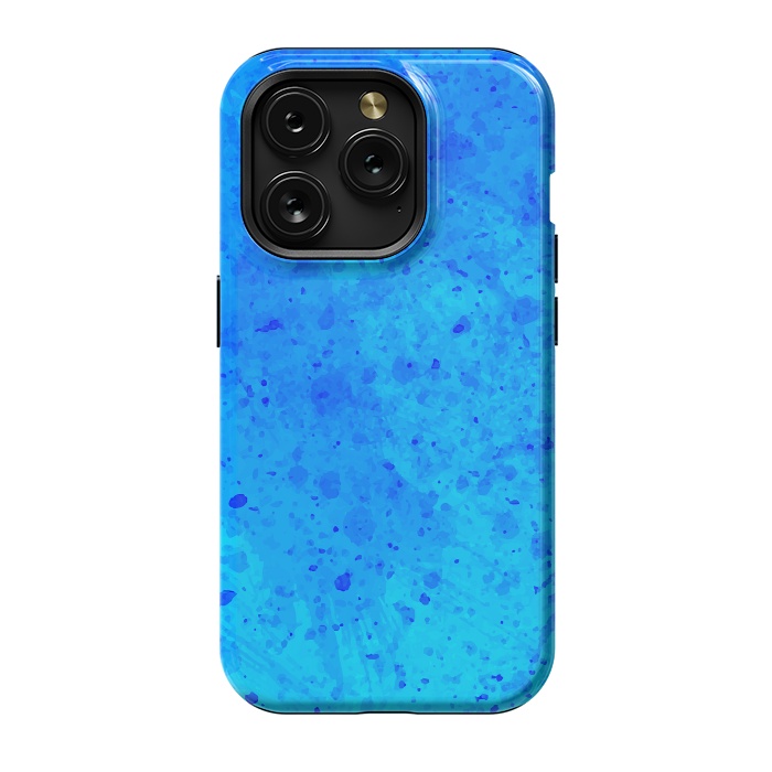 iPhone 15 Pro StrongFit Blue Chaos by Sitchko