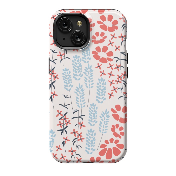 iPhone 15 StrongFit Spring Garden Beige by Jelena Obradovic