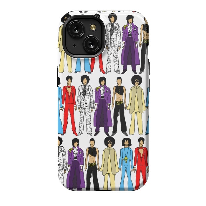 iPhone 15 StrongFit Purple Prince by Notsniw