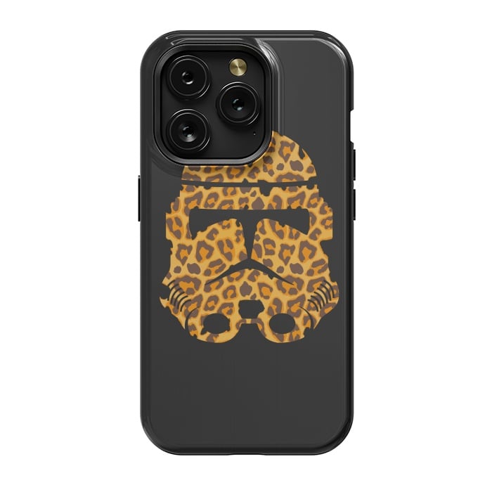 iPhone 15 Pro StrongFit Leopard StormTrooper by Sitchko