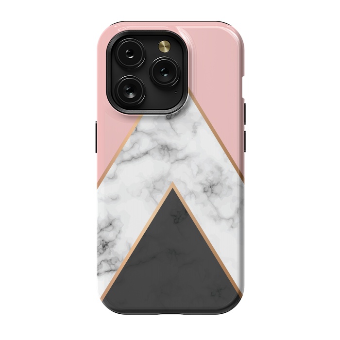 iPhone 15 Pro StrongFit Marble Geometry 010 by Jelena Obradovic