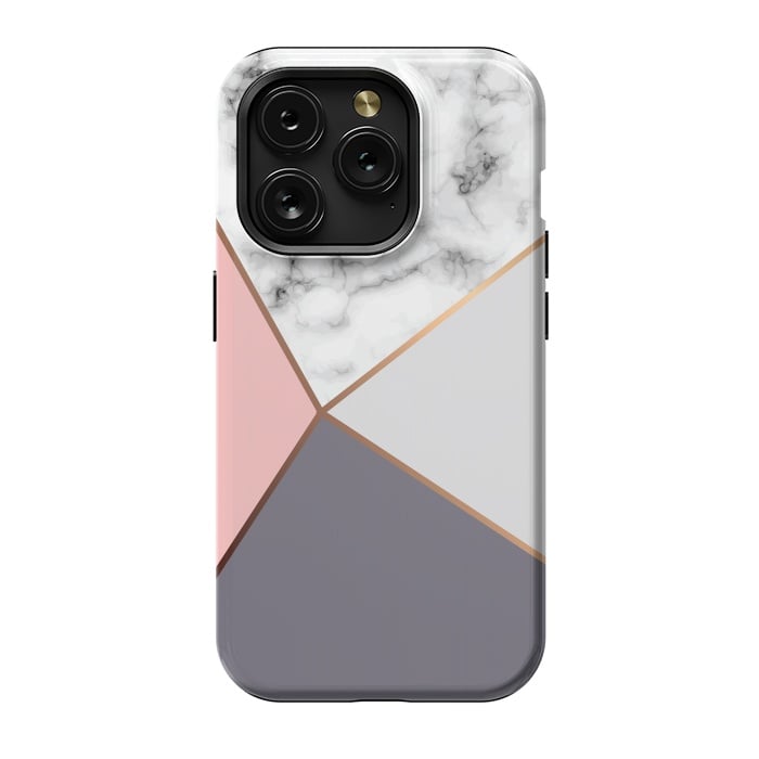 iPhone 15 Pro StrongFit Marble Geometry 016 by Jelena Obradovic