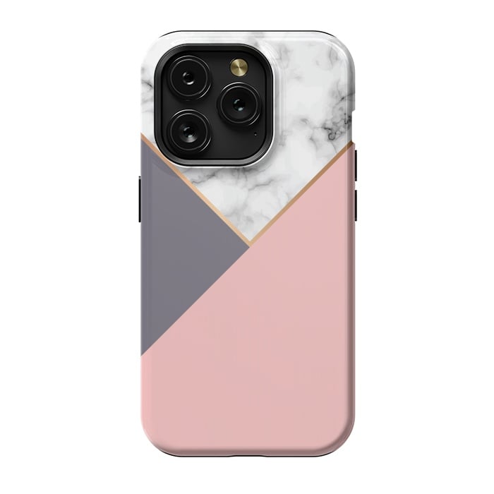 iPhone 15 Pro StrongFit Marble Geometry 017 by Jelena Obradovic