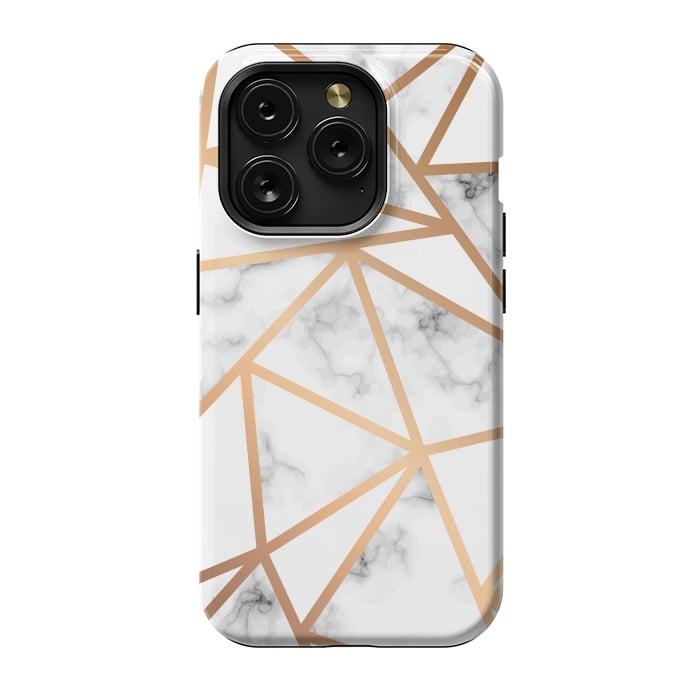 iPhone 15 Pro StrongFit Marble Geometry 021 by Jelena Obradovic