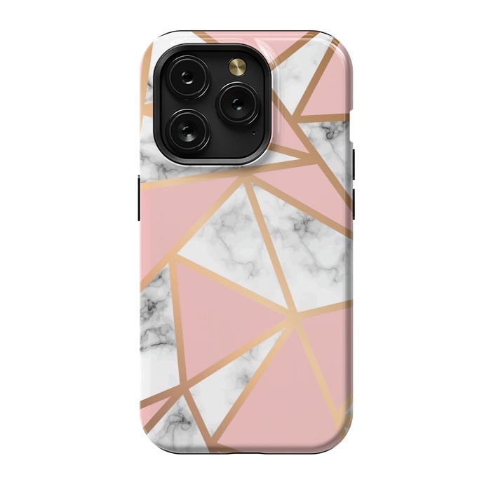 iPhone 15 Pro StrongFit Marble Geometry 022 by Jelena Obradovic
