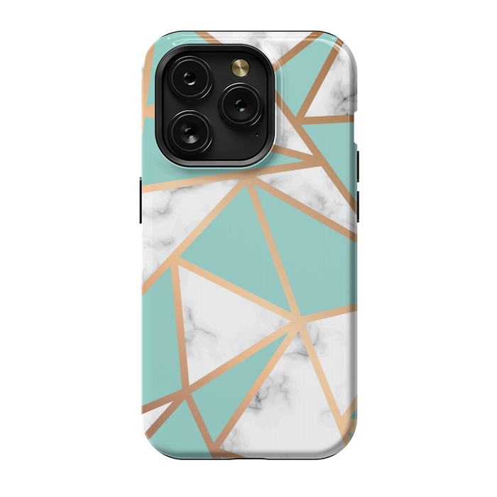 iPhone 15 Pro StrongFit Marble Geometry 023 by Jelena Obradovic