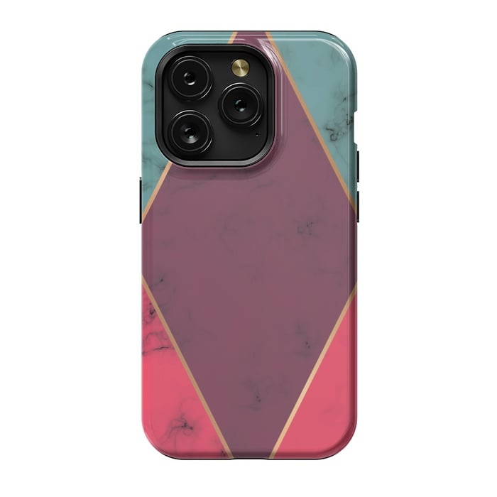 iPhone 15 Pro StrongFit Marble Geometry 032 by Jelena Obradovic