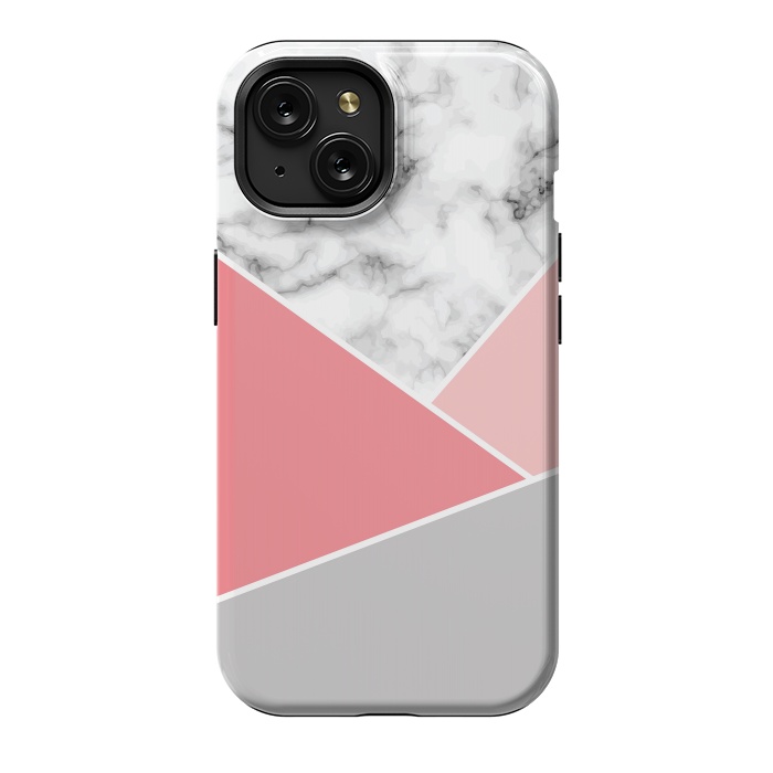 iPhone 15 StrongFit Marble Geometry 034 by Jelena Obradovic